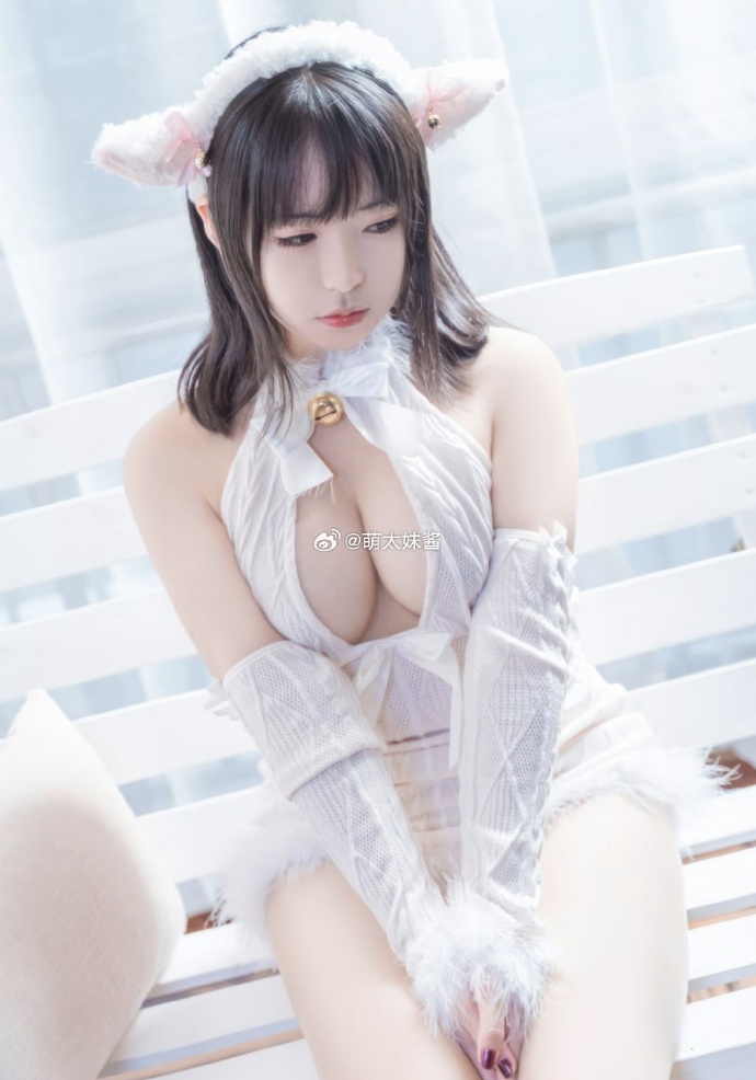 白嫩嫩小绵羊 太美了吧，我都化了！ CosPlay-第4张