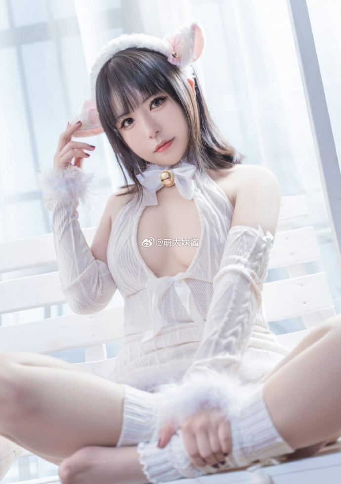 白嫩嫩小绵羊 太美了吧，我都化了！ CosPlay-第3张