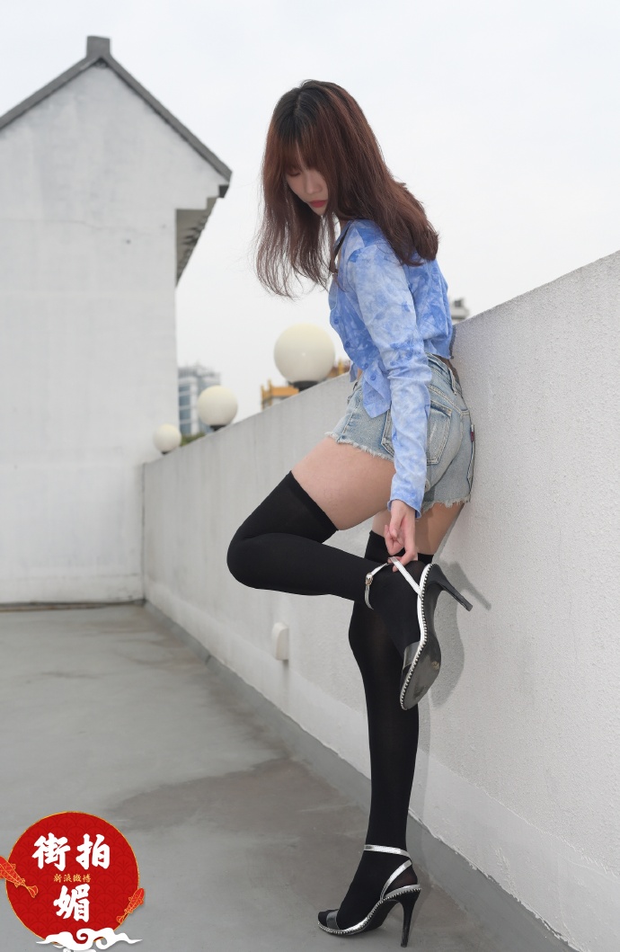 牛仔短裤小妹 清纯妹子-第5张
