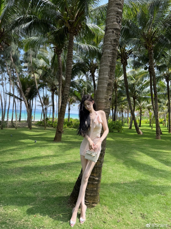 美女 闯入一片椰林 性感美女-第6张